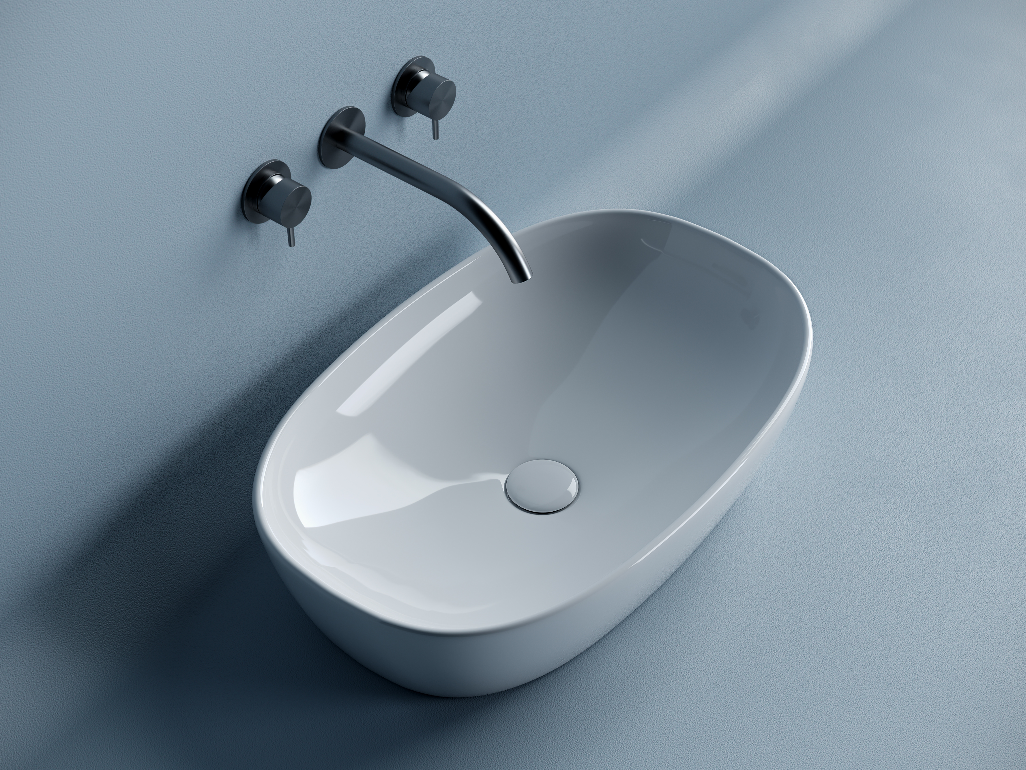 Раковина накладная Ceramica Nova Element CN5039 60x38 (белый), без донного клапана