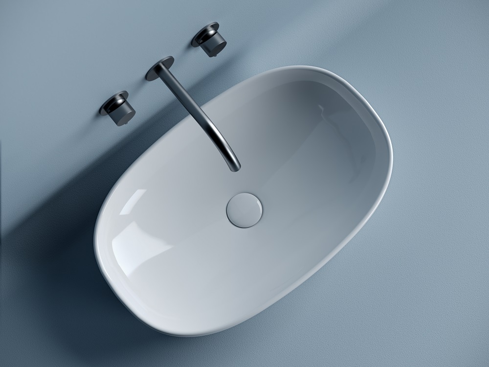 Раковина накладная Ceramica Nova Element CN5039 60x38 (белый), без донного клапана