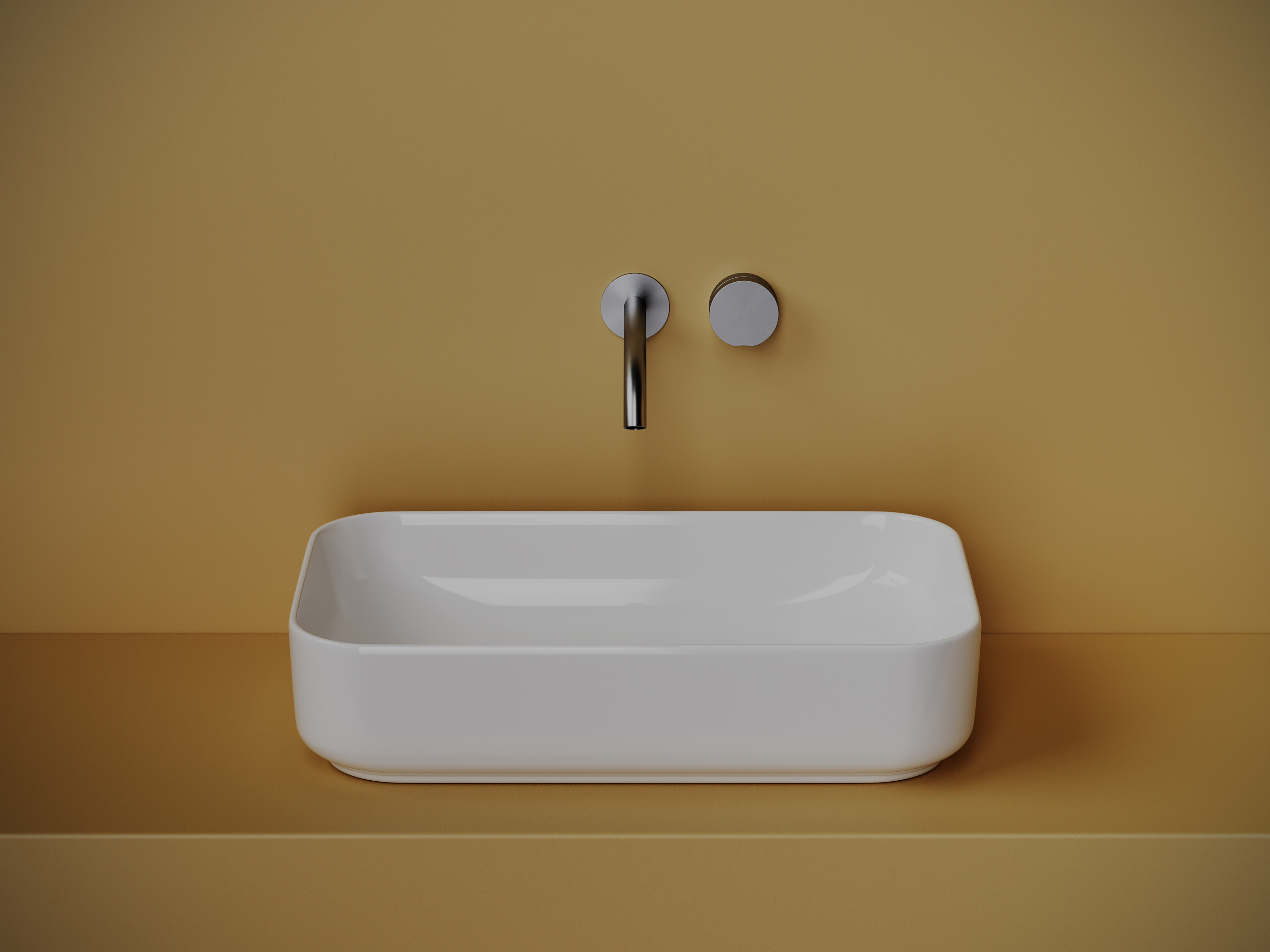 Раковина накладная Ceramica Nova Element CN5044 60.5x37.5 (белый), без донного клапана