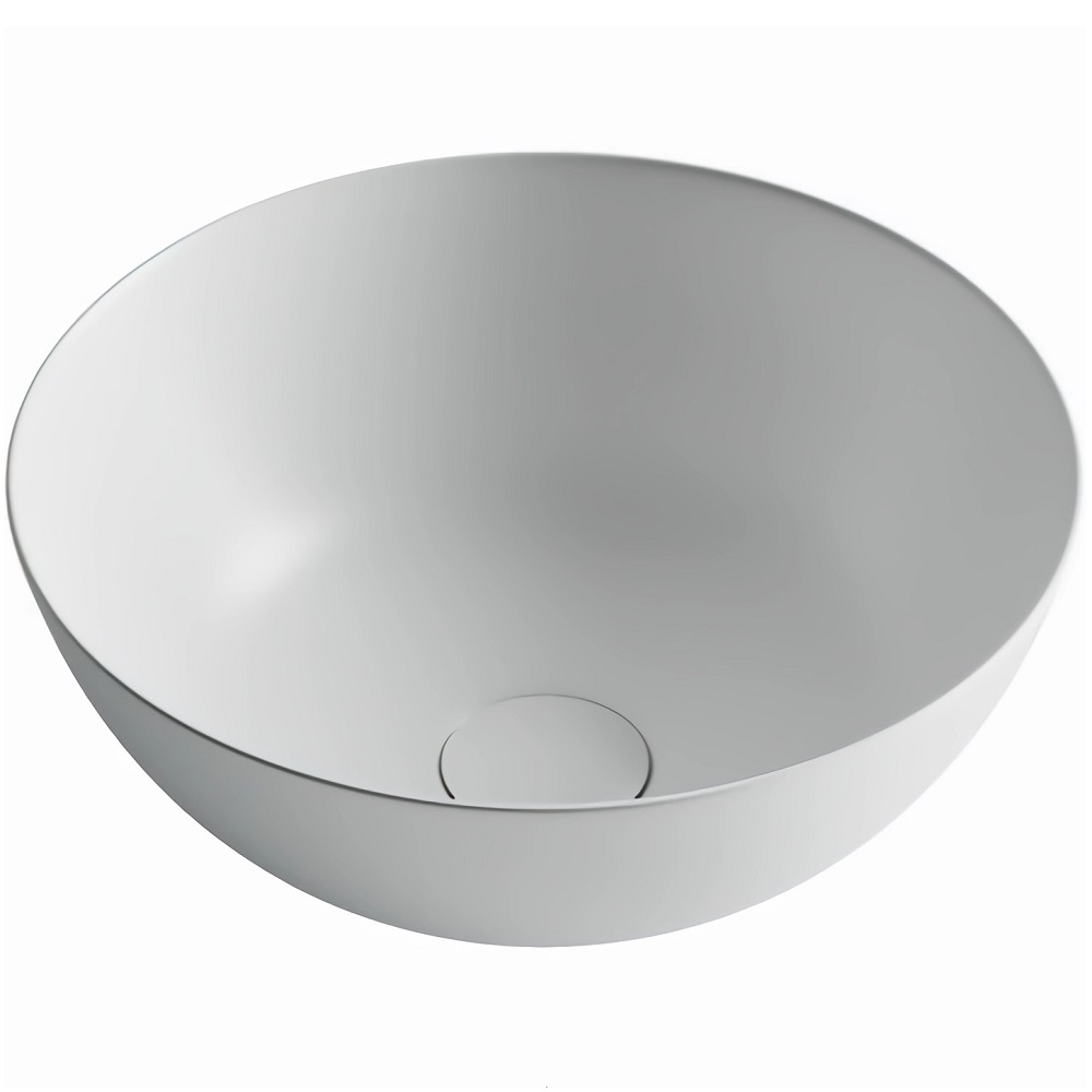 Раковина накладная Ceramica Nova Element CN6003 35.8x35.8 (белый матовый), без донного клапана