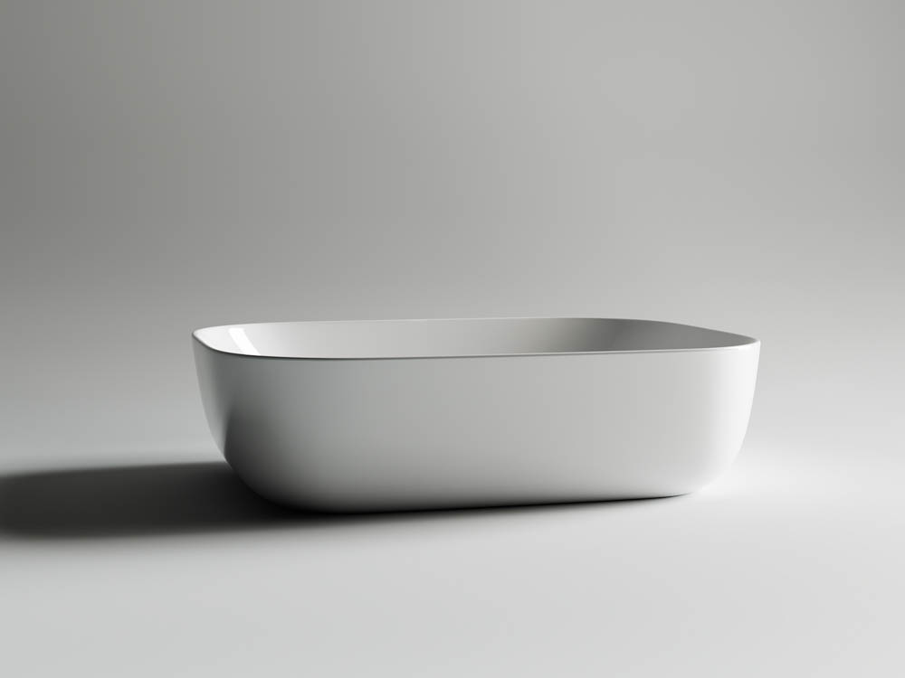 Раковина накладная Ceramica Nova Element CN6008 50.5x40.5 (белый), без донного клапана