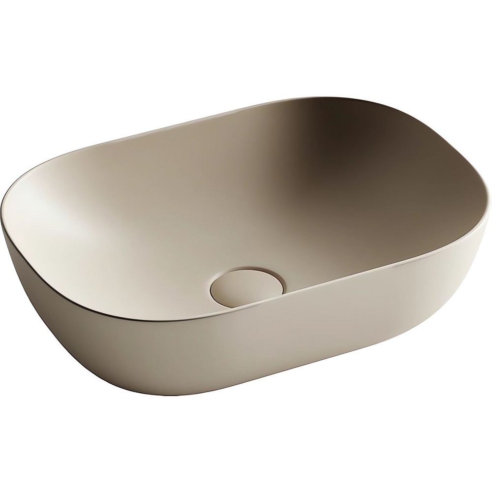 Раковина накладная Ceramica Nova Element CN6009MC 45.5x32.5 (капучино матовый), без донного клапана