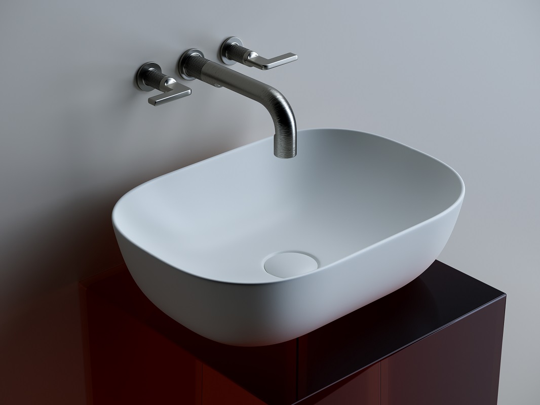Раковина накладная Ceramica Nova Element CN6009MW 45.5x32.5 (белый матовый), без донного клапана