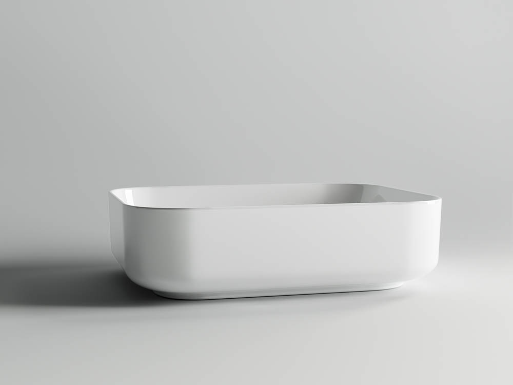 Раковина накладная Ceramica Nova Element CN6011 50x39 (белый), без донного клапана