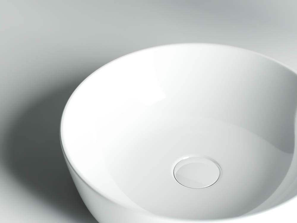 Раковина накладная Ceramica Nova Element CN6013 41.5x41.5 (белый), без донного клапана