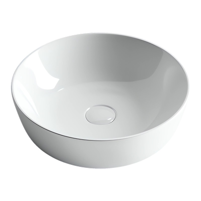 Раковина накладная Ceramica Nova Element CN6013 41.5x41.5 (белый), без донного клапана