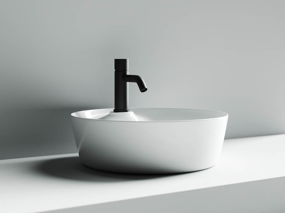 Раковина накладная Ceramica Nova Element CN6014 43.5x43.5 (белый), без донного клапана