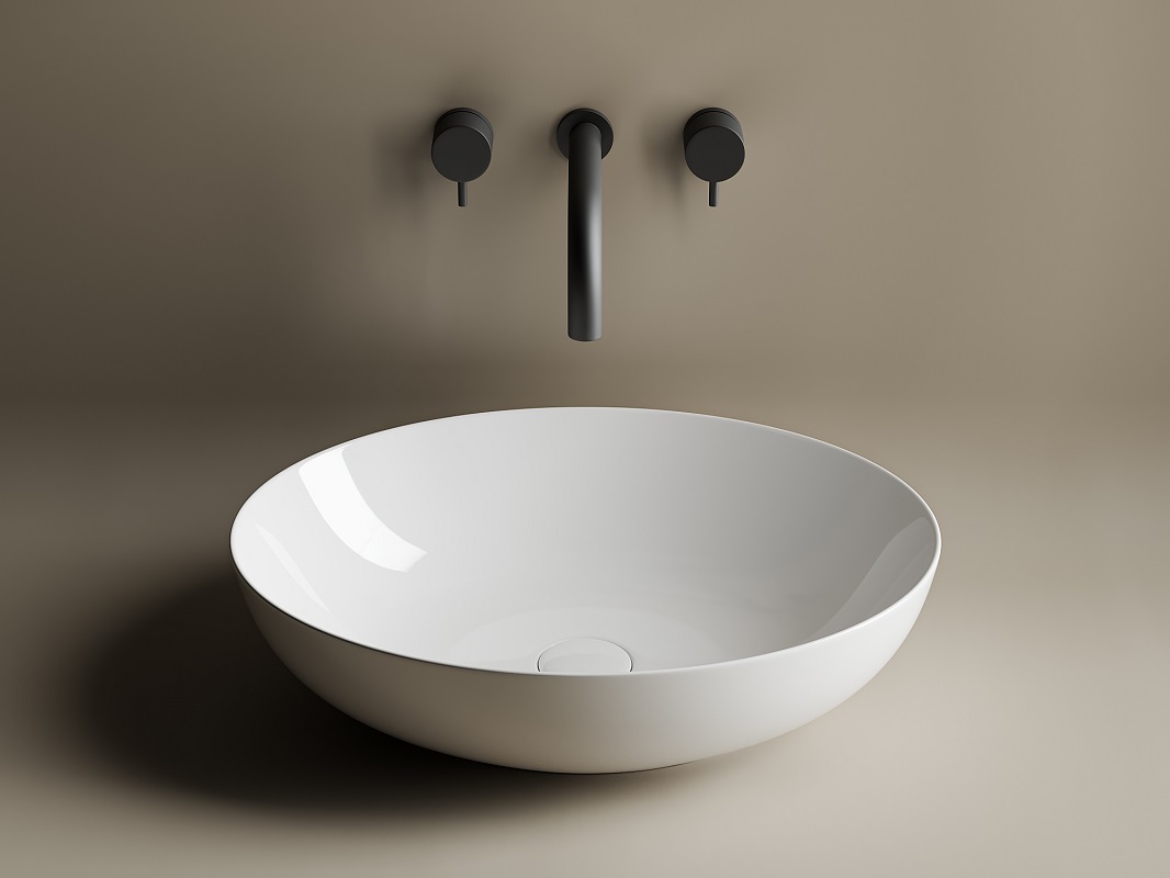 Раковина накладная Ceramica Nova Element CN6017 52x39.5 (белый глянцевый), без донного клапана