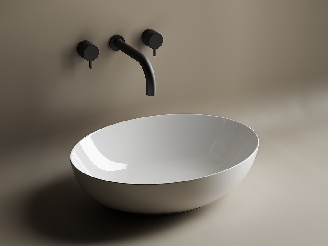 Раковина накладная Ceramica Nova Element CN6017 52x39.5 (белый глянцевый), без донного клапана
