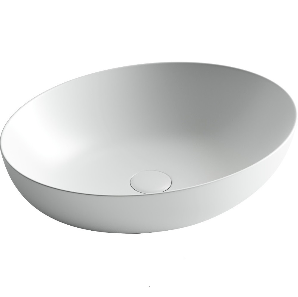 Раковина накладная Ceramica Nova Element CN6017MW 52x39.5 (белый матовый), без донного клапана