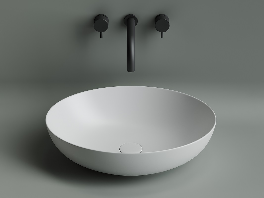 Раковина накладная Ceramica Nova Element CN6017MW 52x39.5 (белый матовый), без донного клапана