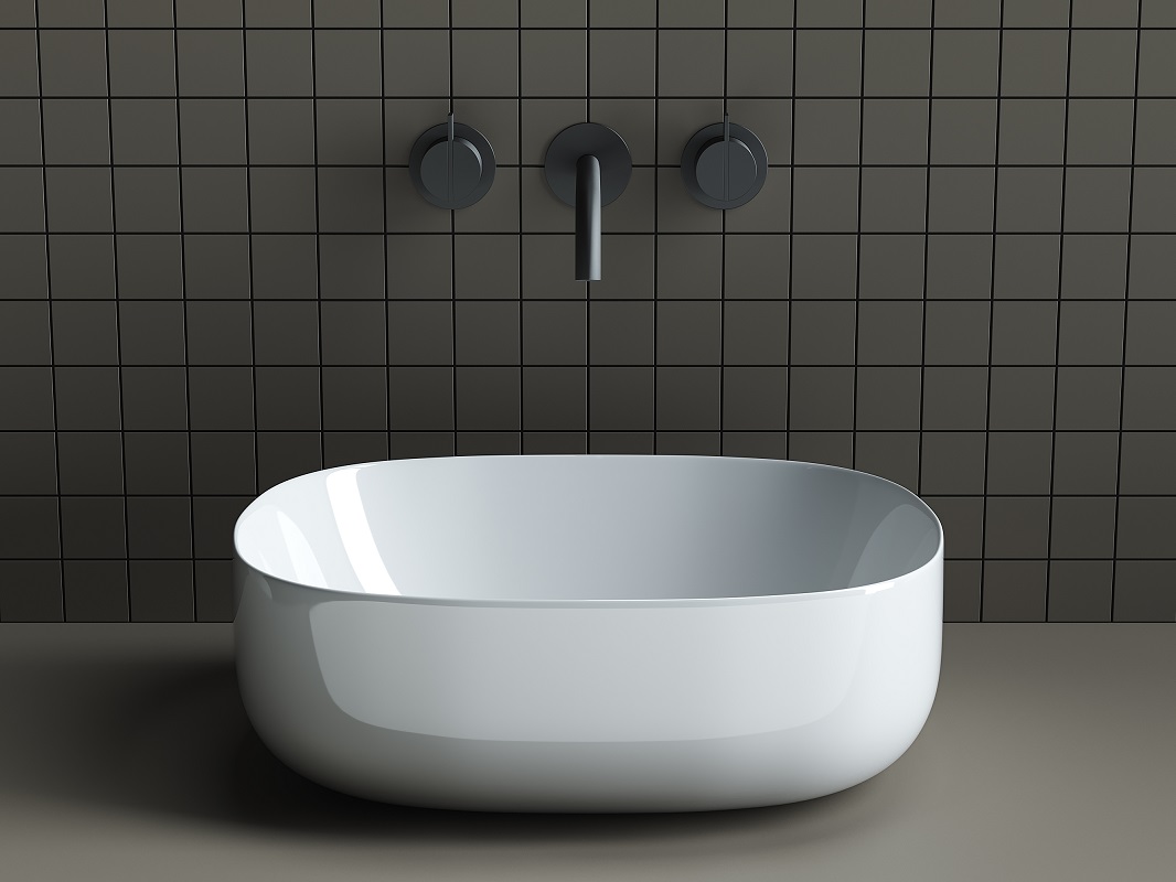 Раковина накладная Ceramica Nova Element CN6018 46x35 (белый), без донного клапана