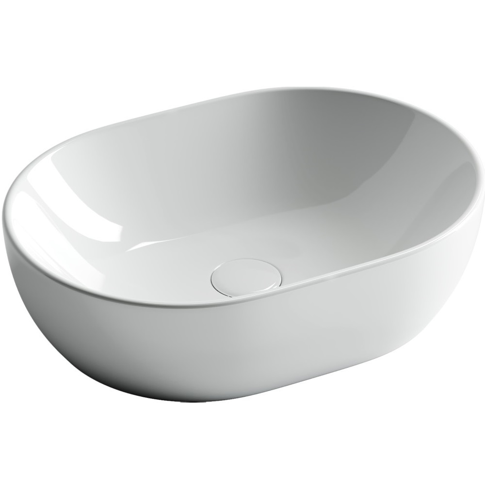 Раковина накладная Ceramica Nova Element CN6019 48x35 (белый), без донного клапана