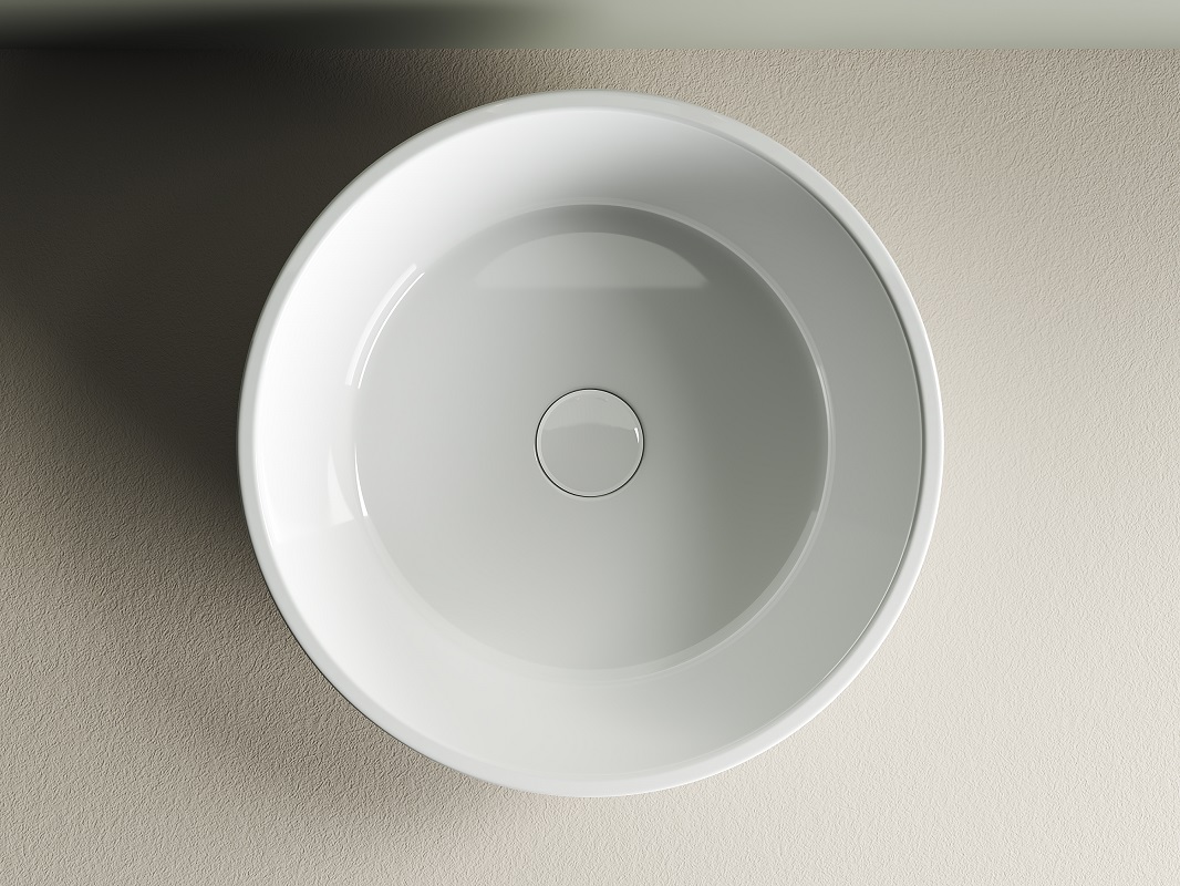 Раковина накладная Ceramica Nova Element CN6021 41x41 (белый), без донного клапана