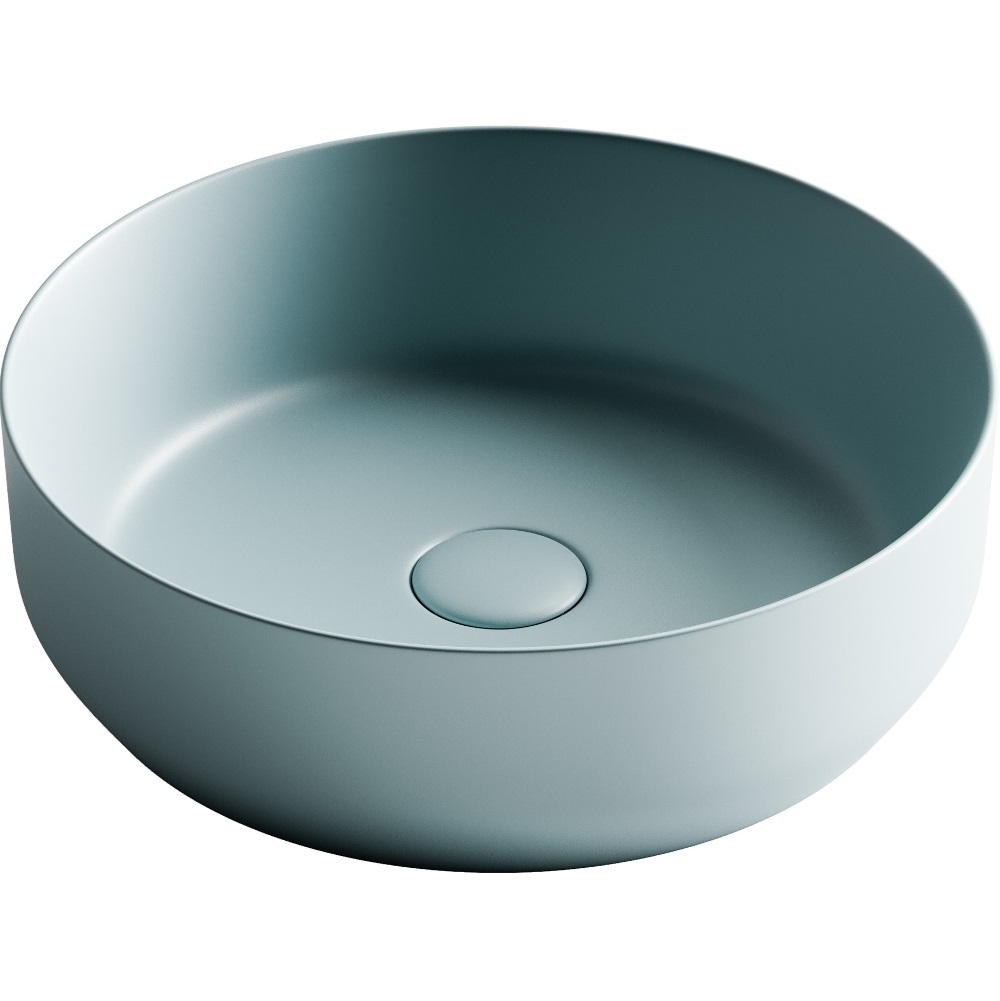 Раковина накладная Ceramica Nova Element CN6022MLG 39x39 (зеленый), без донного клапана