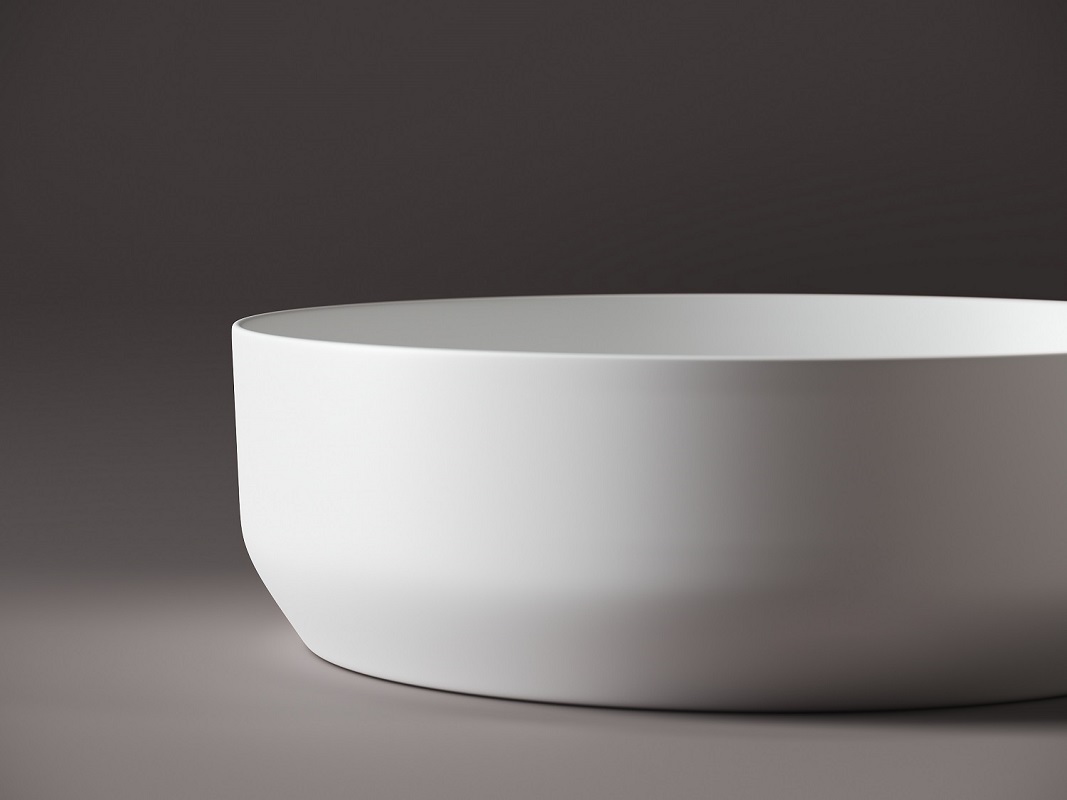 Раковина накладная Ceramica Nova Element CN6022MW 39x39 (белый матовый), без донного клапана