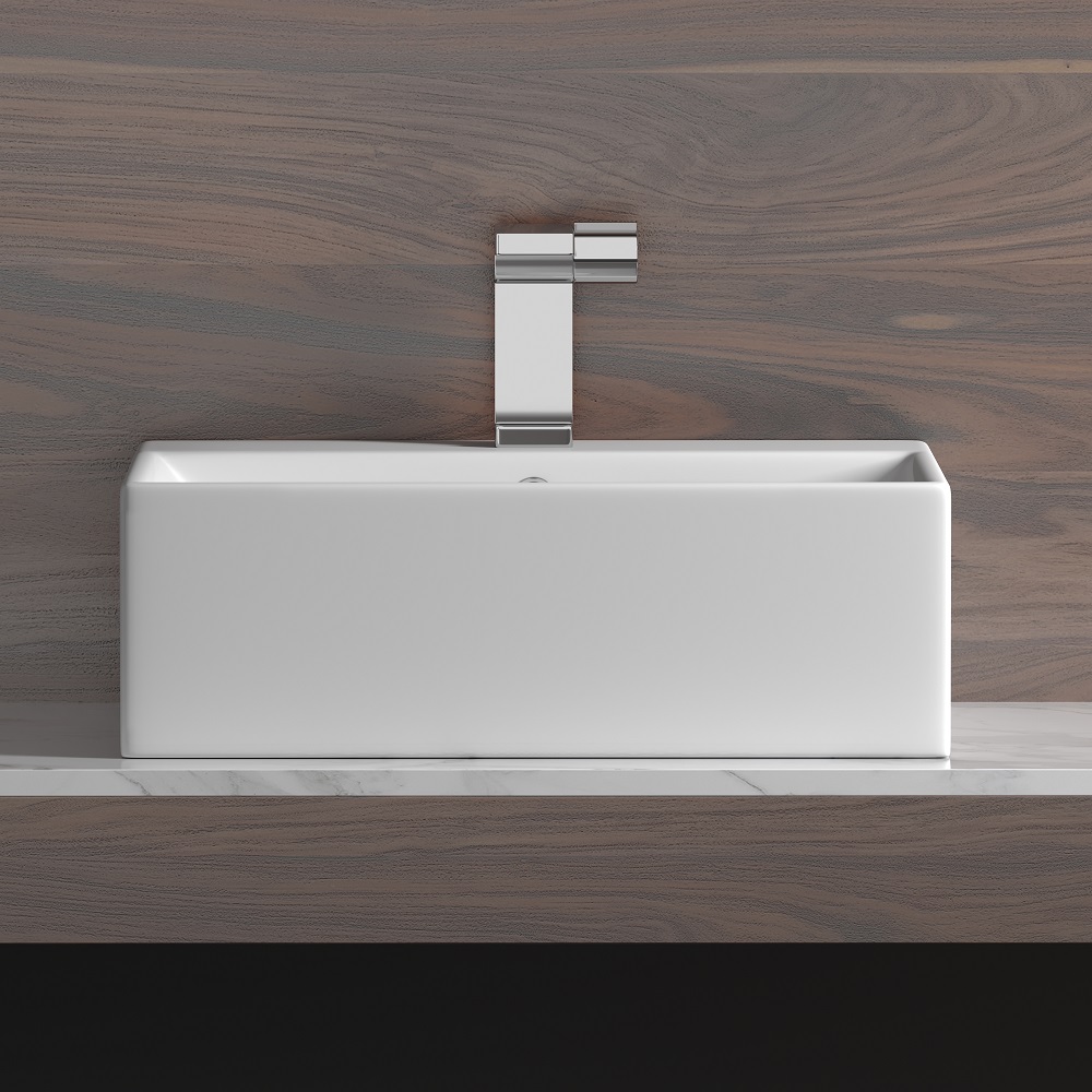 Раковина накладная Ceramica Nova Element CN6040 50x41(белый), без донного клапана