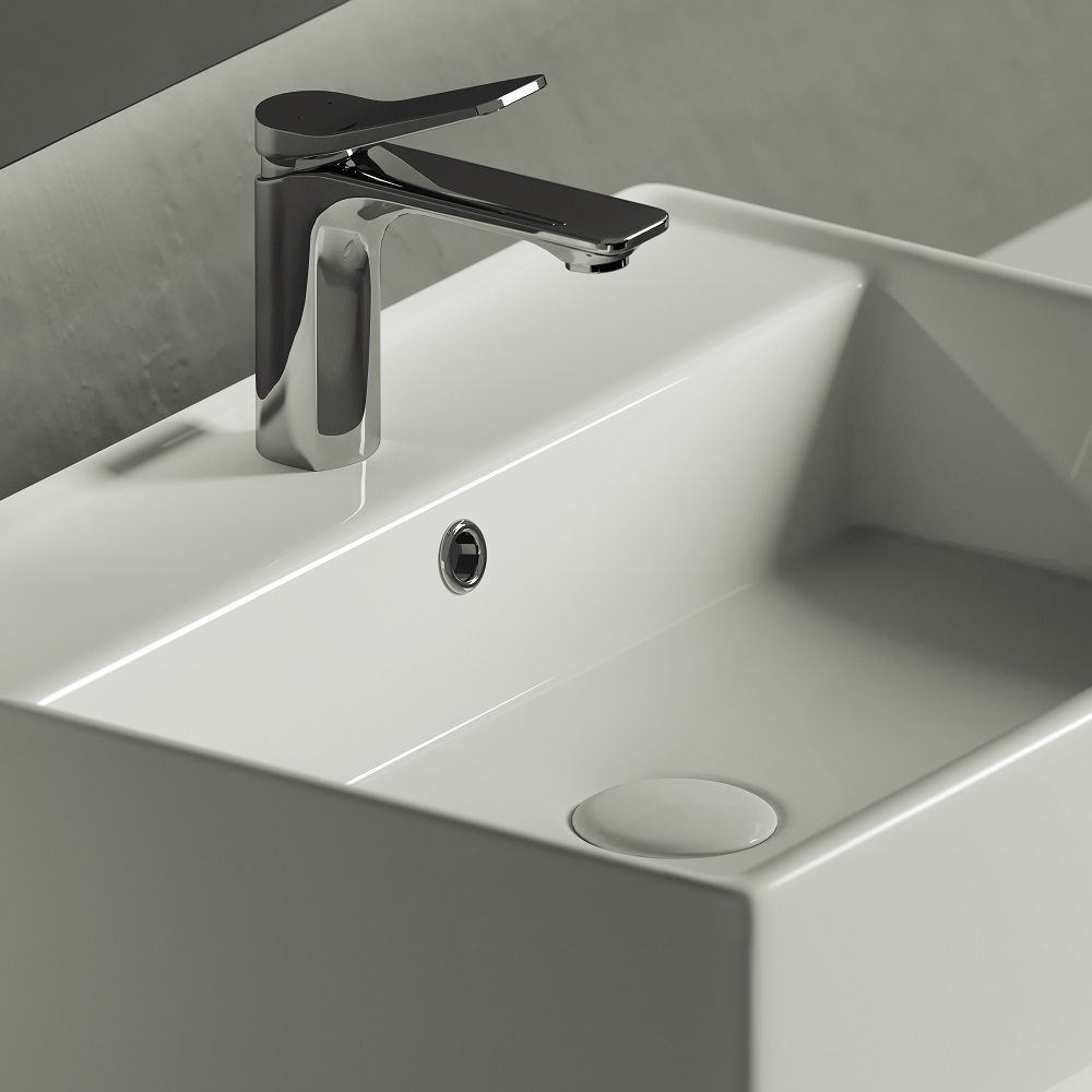Раковина накладная Ceramica Nova Element CN6046 59x45 (белый), без донного клапана