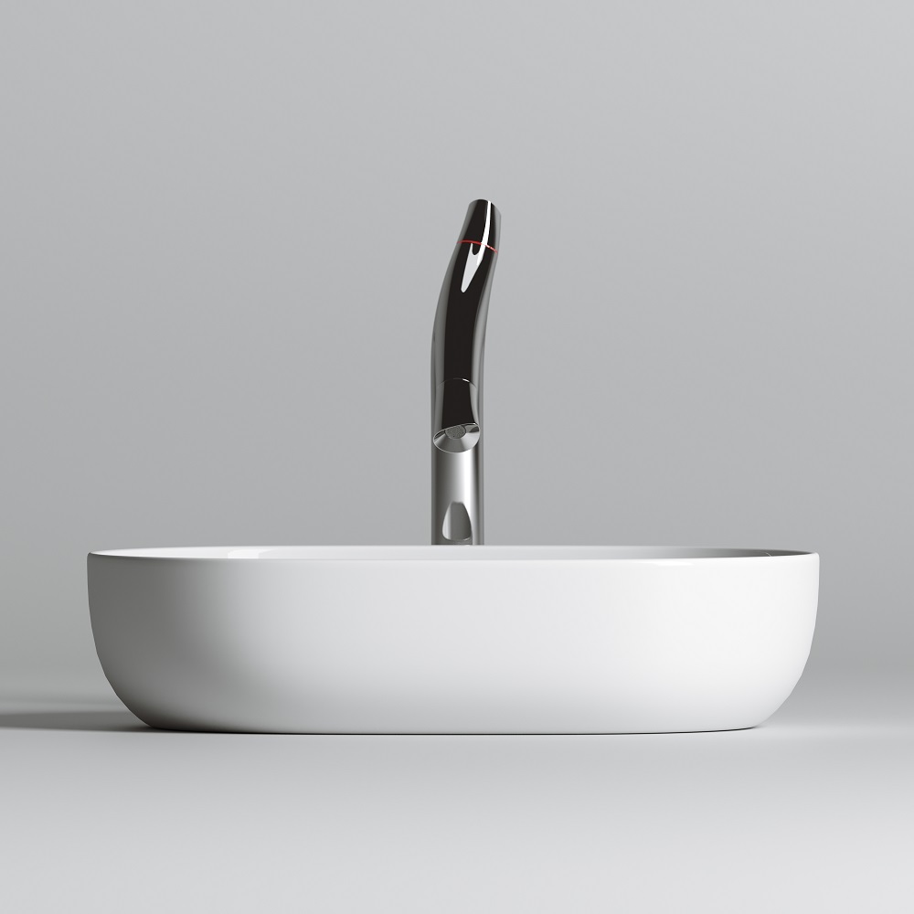 Раковина накладная Ceramica Nova Element CN6047 60x41.5 (белый глянцевый), без донного клапана