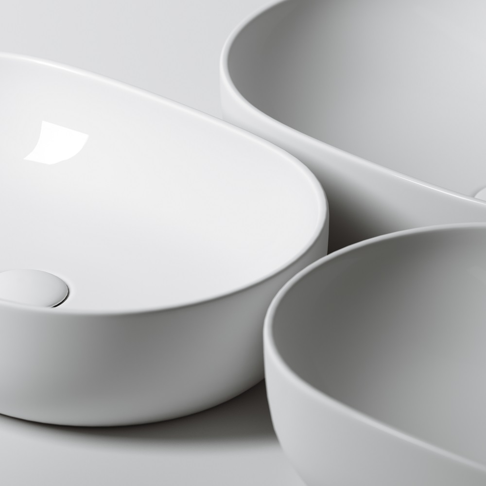 Раковина накладная Ceramica Nova Element CN6047 60x41.5 (белый глянцевый), без донного клапана