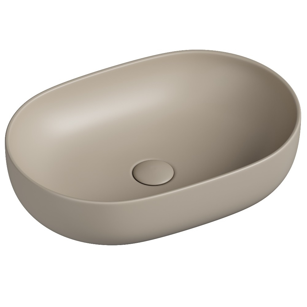 Раковина накладная Ceramica Nova Element CN6047MC 60x41.5 (капучино матовый), без донного клапана