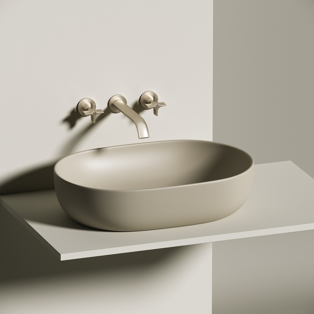 Раковина накладная Ceramica Nova Element CN6047MC 60x41.5 (капучино матовый), без донного клапана