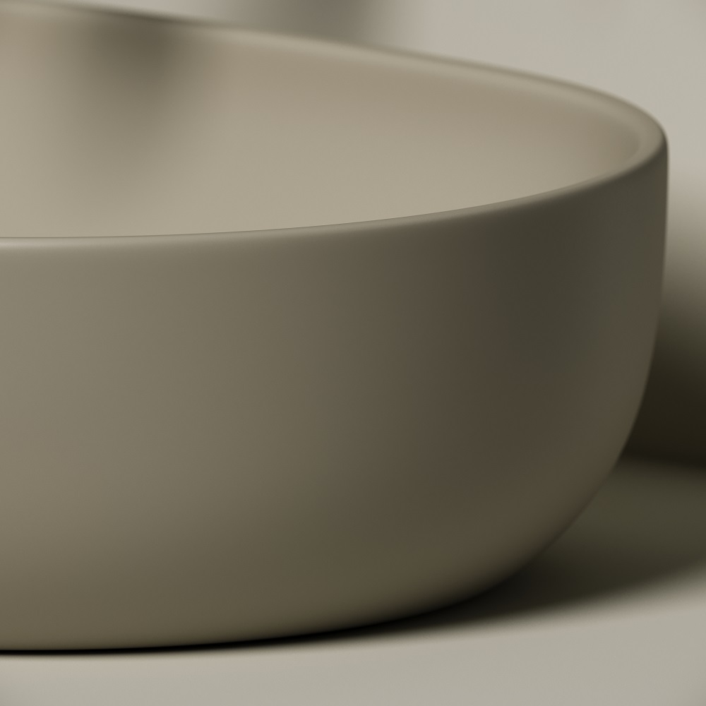 Раковина накладная Ceramica Nova Element CN6047MC 60x41.5 (капучино матовый), без донного клапана