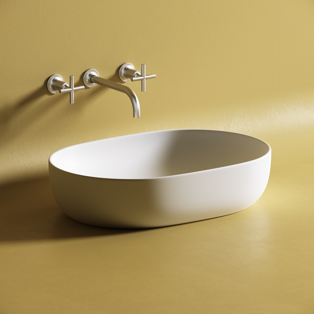 Раковина накладная Ceramica Nova Element CN6047MW 60x41.5 (белый матовый), без донного клапана