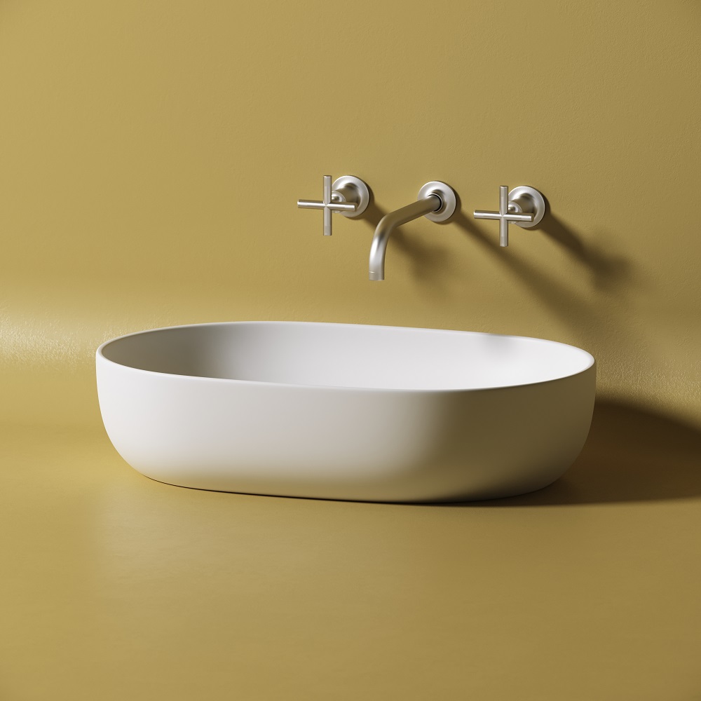 Раковина накладная Ceramica Nova Element CN6047MW 60x41.5 (белый матовый), без донного клапана