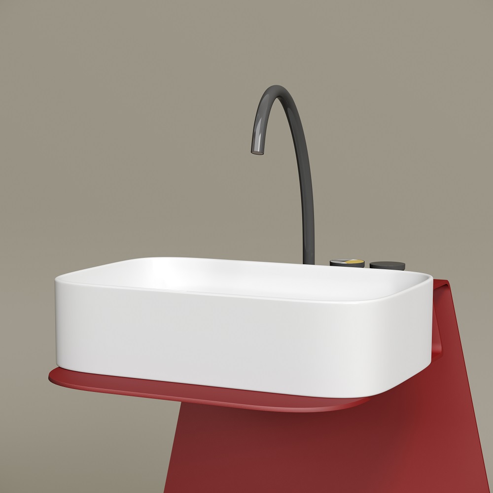 Раковина накладная Ceramicanova Element CN6053MW 60.5x38x15 (белый матовый), без донного клапана