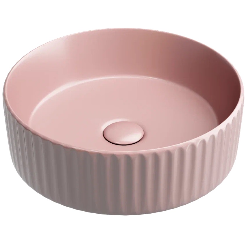 Раковина накладная Ceramicanova Element CN6057MP  36x36x11.5 (розовый матовый), без донного клапана
