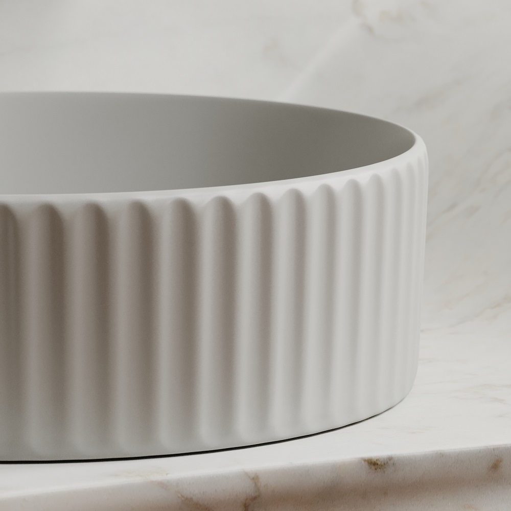 Раковина накладная Ceramicanova Element CN6057MSG 36x36x11.5 (серый матовый), без донного клапана