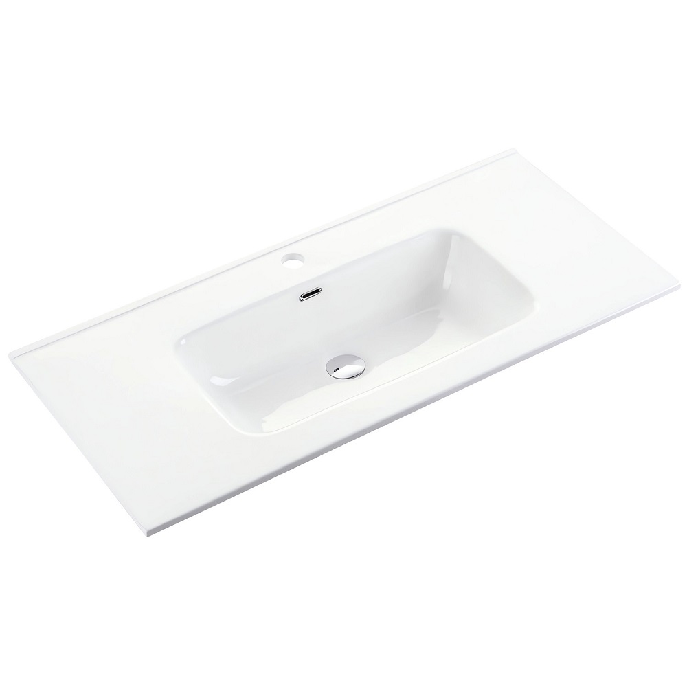 Раковина накладная Ceramica Nova Element CN7002 91x46.5 (белый), без донного клапана