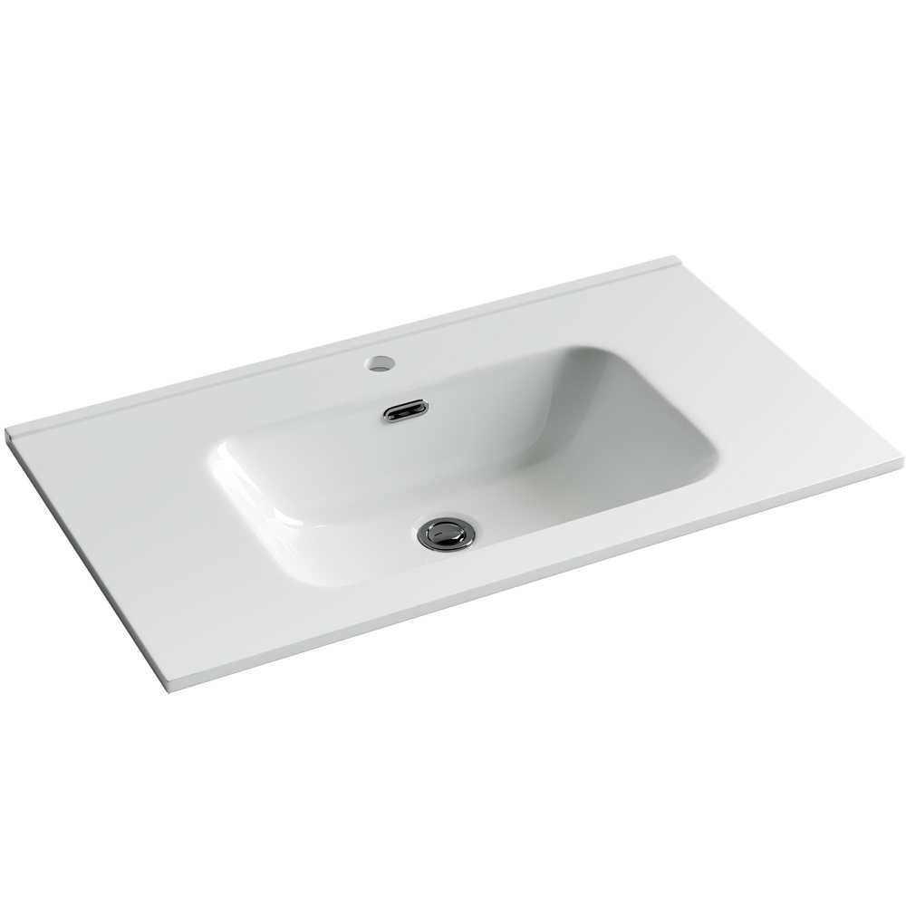 Раковина накладная Ceramica Nova Element CN7005 81x46.5 (белый), без донного клапана