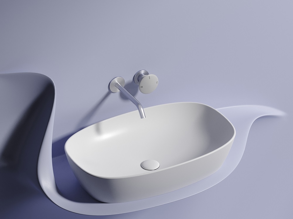 Раковина накладная Ceramicanova Element CN6049MW 60x38x13.8 (белый матовый), без донного клапана