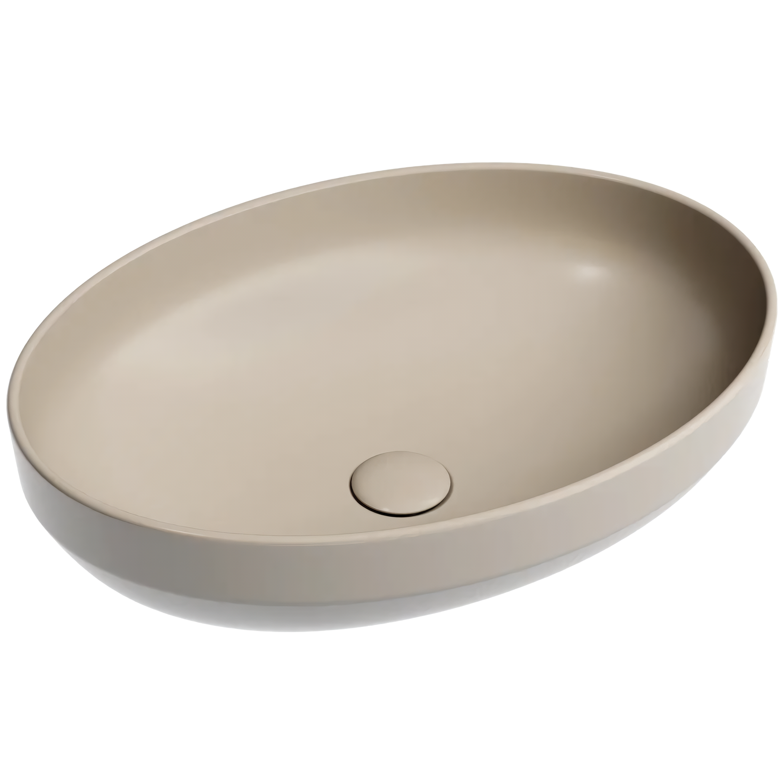 Раковина накладная Ceramicanova Element CN6056MC 50.2x36.3x14.5 (капучино матовый), без донного клапана