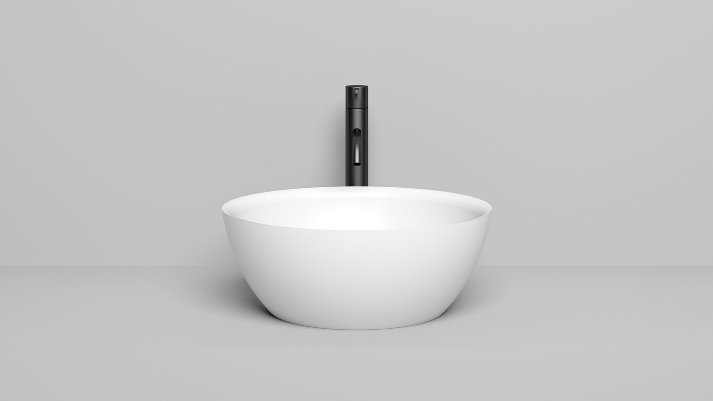 Раковина накладная Salini S-Sense Alda 02 1102110GF 42.5х42.5х15.5 (покраска полностью), без донного клапана