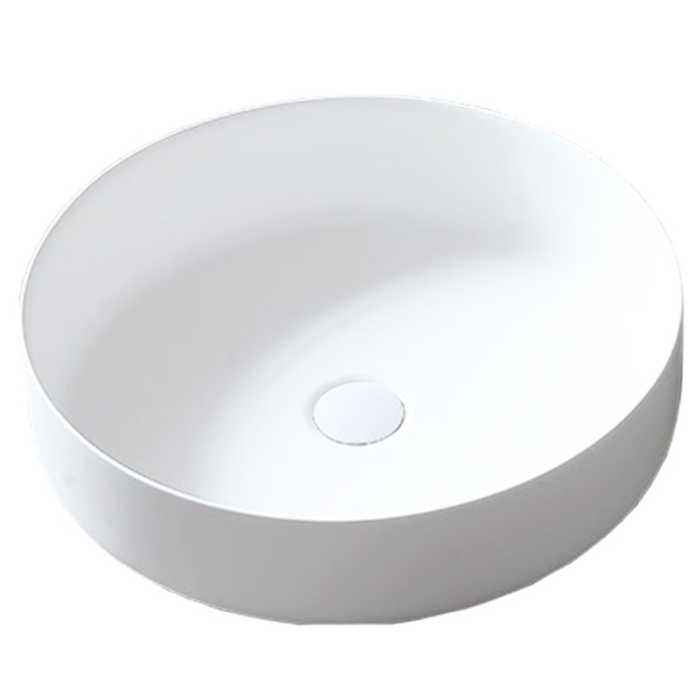 Раковина накладная Vincea Solid surface VBS-6S16MW 45x45x13 (белый матовый)