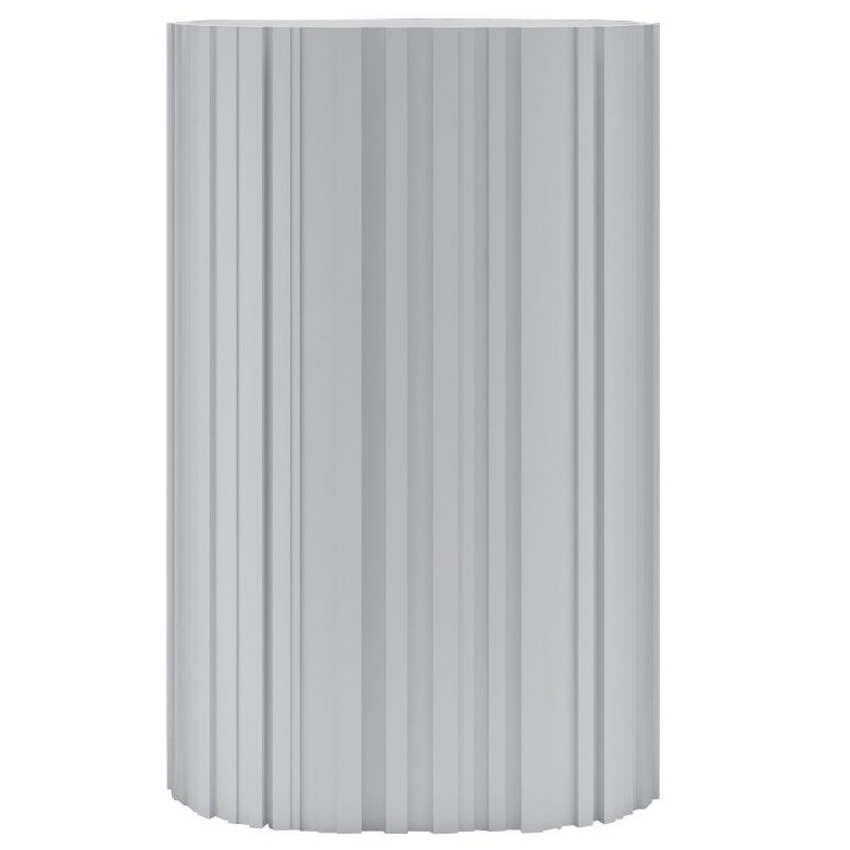 Раковина напольная Abber Stein AS2551-H 58x38x90 (белый матовый), с отверстием для монтажа, искусственный камень