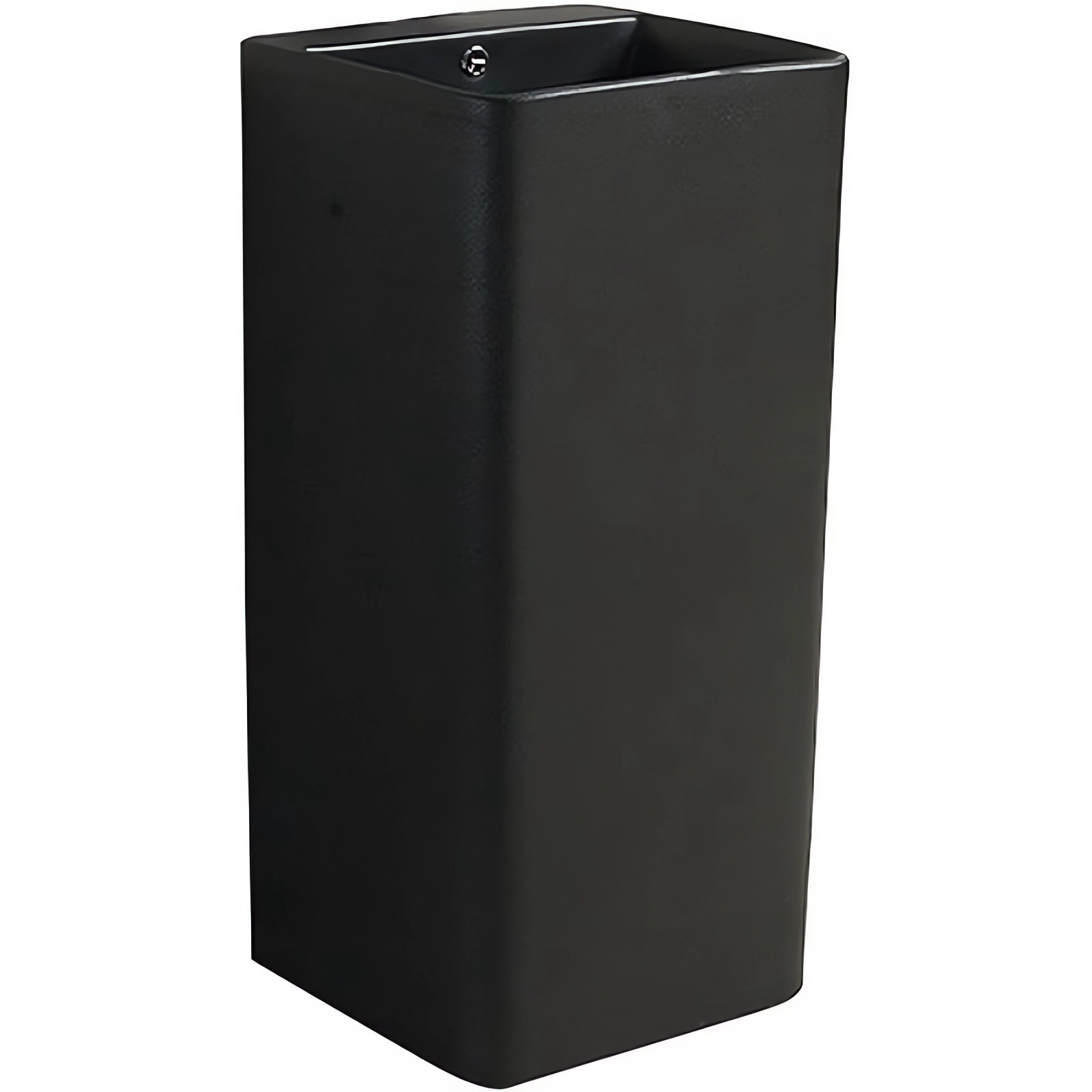 Раковина напольная SantiLine SL-4005MB 42 x 41 (черный матовый)