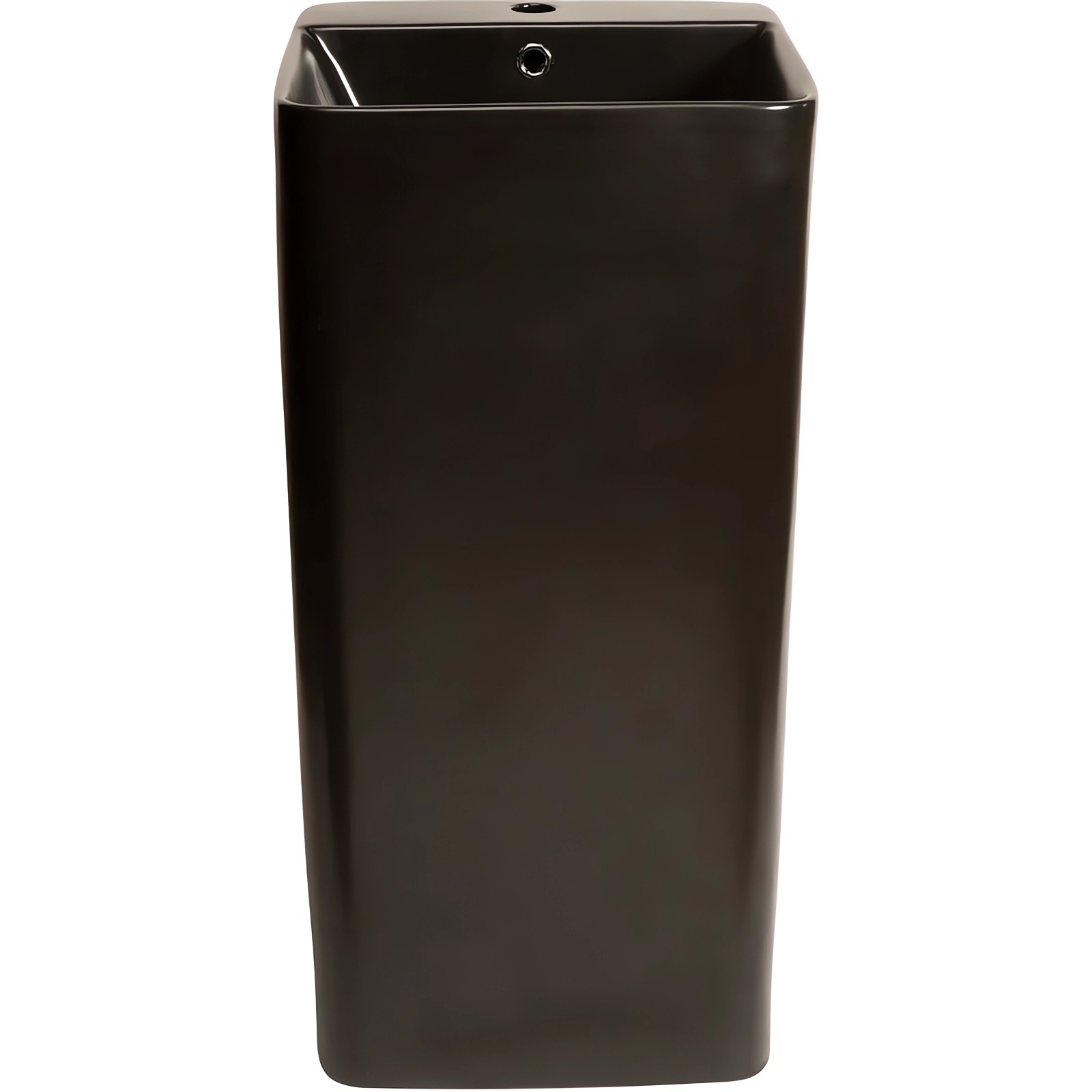 Раковина напольная SantiLine SL-4005MB 42 x 41 (черный матовый)