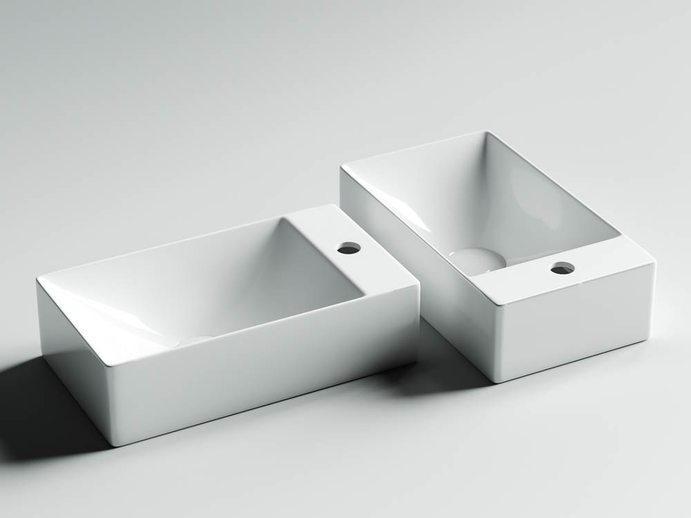 Раковина подвесная Ceramica Nova Element CN5007 37.5x21.5 (белый), без донного клапана