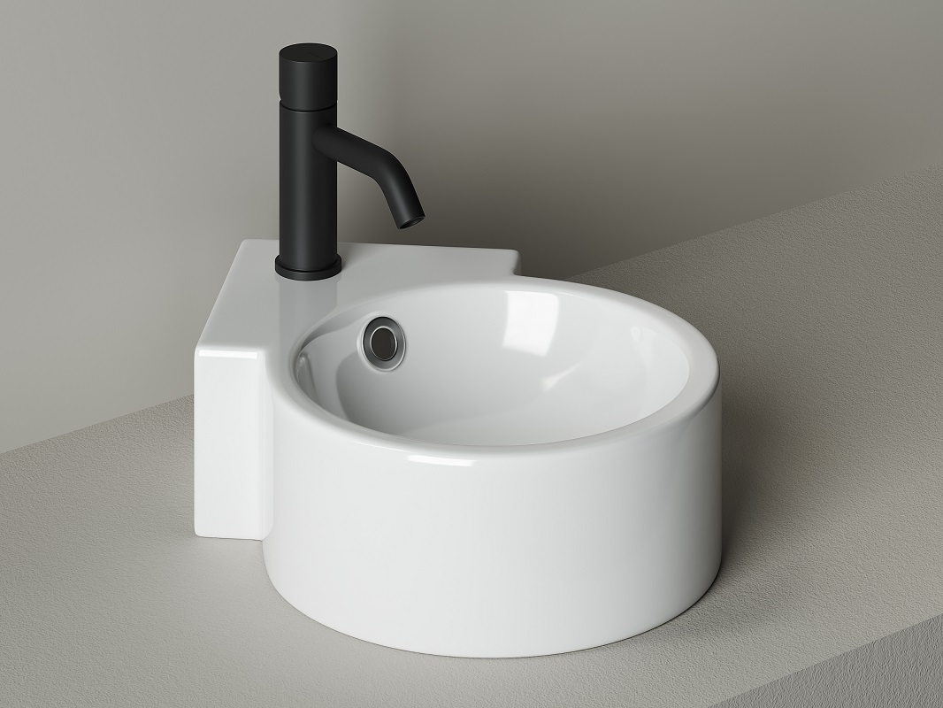Раковина подвесная Ceramica Nova Element CN5019 43x31 (белый), без донного клапана
