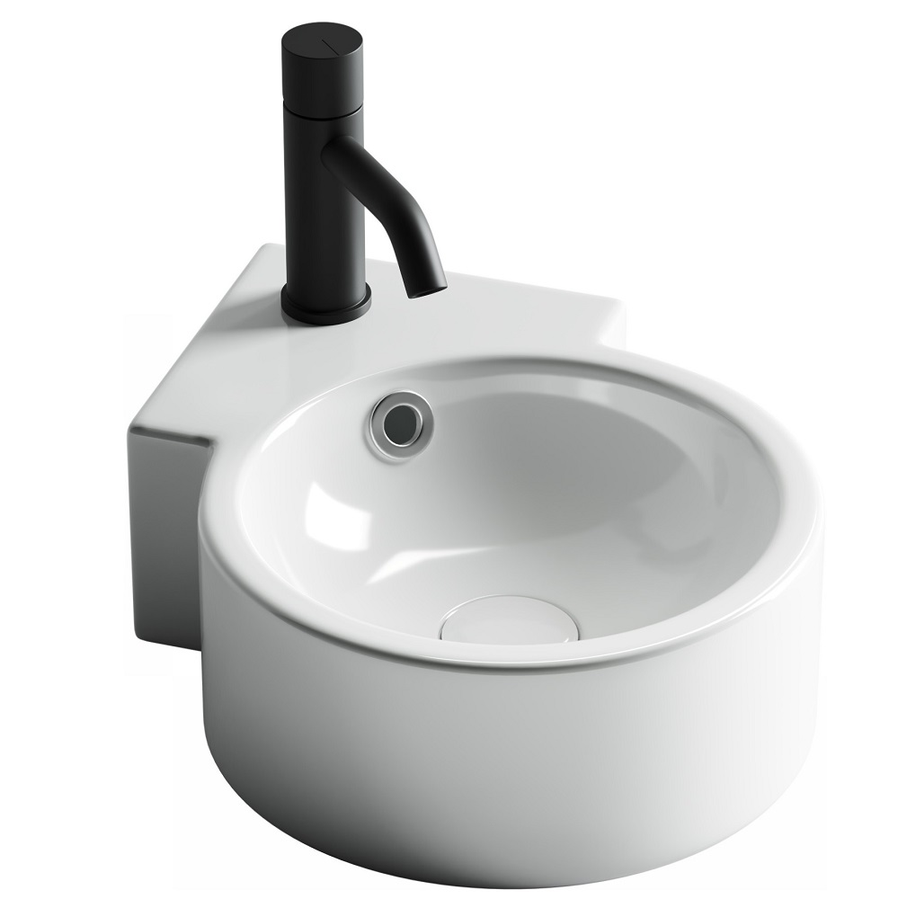 Раковина подвесная Ceramica Nova Element CN5019 43x31 (белый), без донного клапана