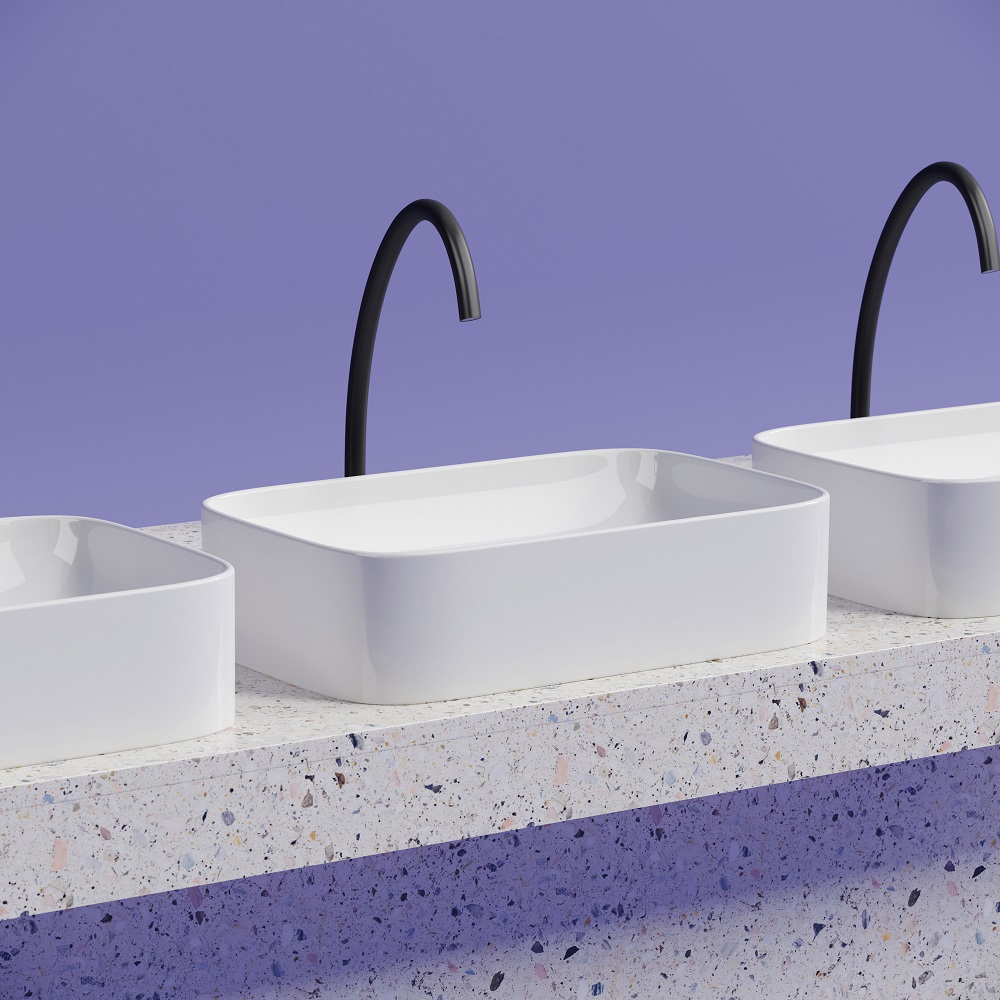 Раковина накладная Ceramicanova Element CN6053 60.5x38x15 (белый), без донного клапана
