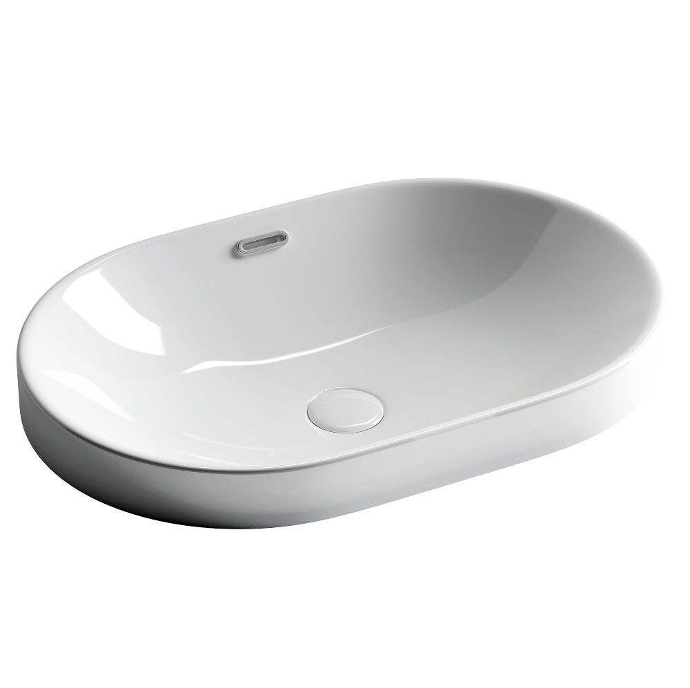 Раковина встраиваемая Ceramica Nova Element CN5020 60x40 (белый), без донного клапана