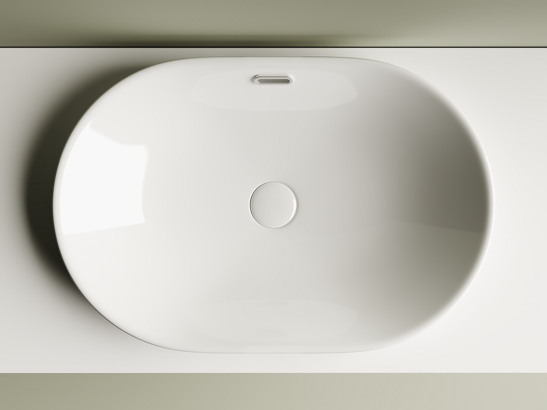 Раковина встраиваемая Ceramica Nova Element CN5020 60x40 (белый), без донного клапана