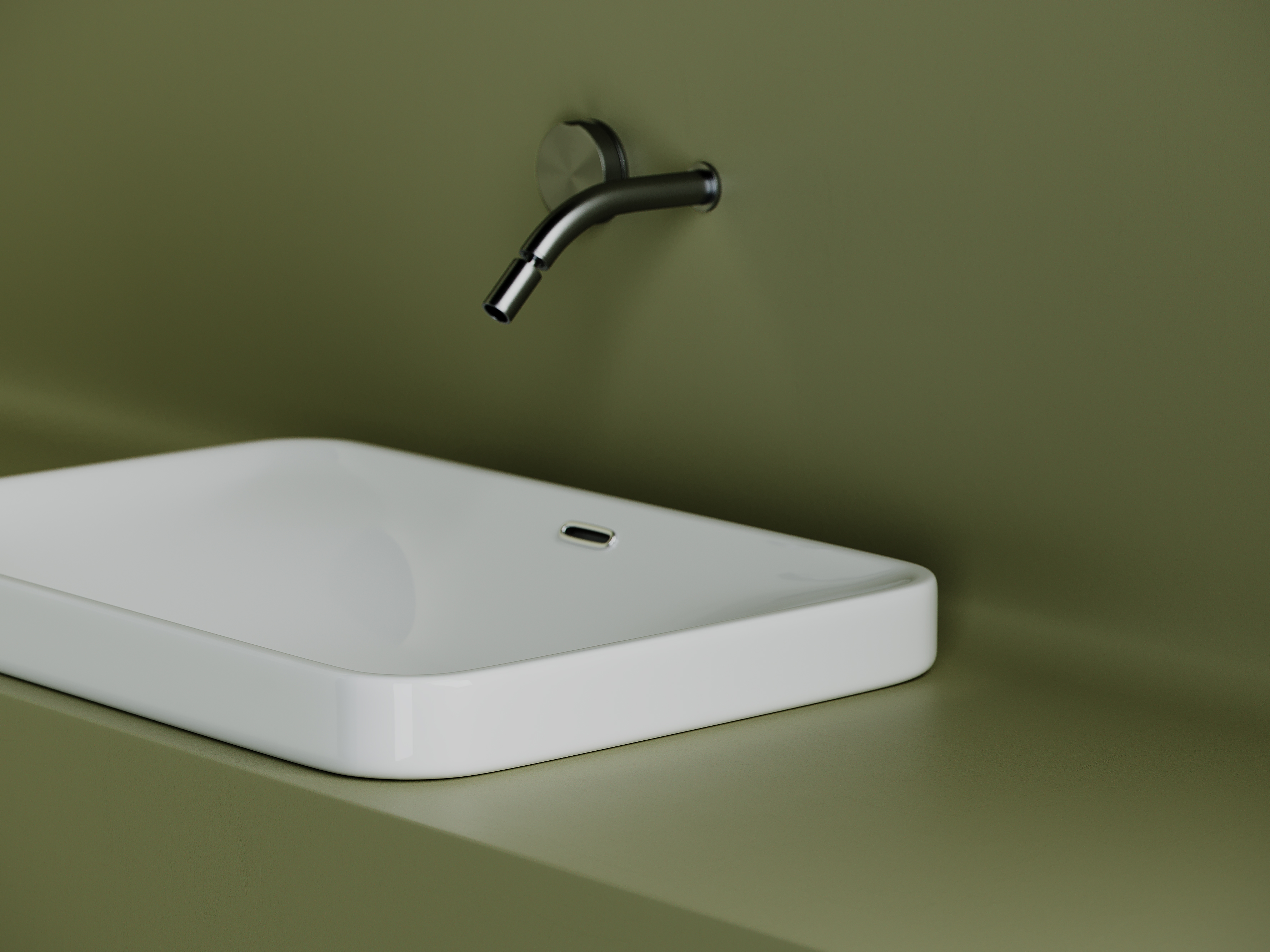 Раковина встраиваемая Ceramica Nova Element CN5041 60.5x41.5 (белый), без донного клапана