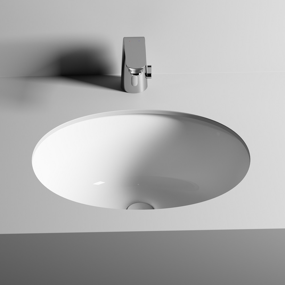 Раковина встраиваемая Ceramica Nova Element CN6042 50x40 (белый), без донного клапана