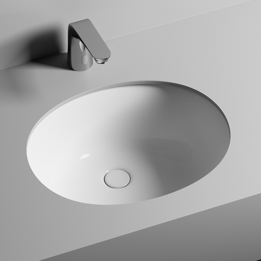 Раковина встраиваемая Ceramica Nova Element CN6042 50x40 (белый), без донного клапана